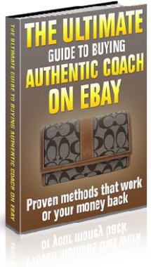 Ebook cover: The Ultimate Guide for Buying Authentic COACH on Ebay