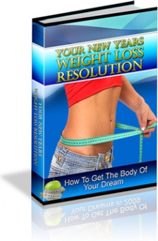 Ebook cover: Your New Years Weight Loss Resolution