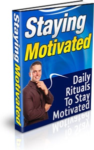 Ebook cover: Staying Motivated