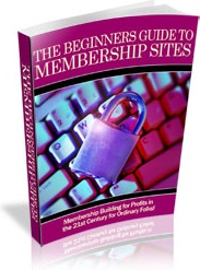 Ebook cover: The Beginner's Guide To Membership Sites