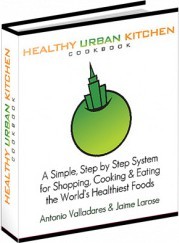Ebook cover: Healthy Urban Kitchen Cookbook