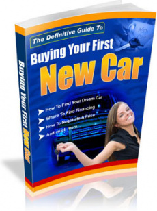 Ebook cover: Buying Your First New Car