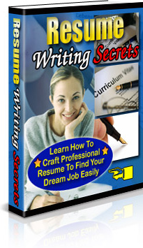 Ebook cover: Resume Writing Secrets
