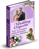 Ebook cover: Wedding Etiquettes 101