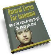 Ebook cover: Natural Cures For Insomnia