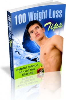 Ebook cover: 100 Weight Loss Tips