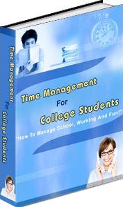 Ebook cover: Time Management For College Students