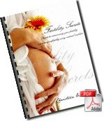 Ebook cover: Fertility Secrets Report