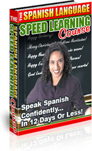 Ebook cover: The Spanish Language Speed Learning Course