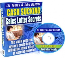 Ebook cover: Cash Sucking Sales Letter Secrets