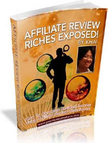Ebook cover: Affiliate Review Riches Exposed
