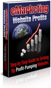 Ebook cover: E-Marketing Website Profits