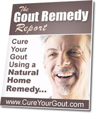 Ebook cover: Gout Remedy Report