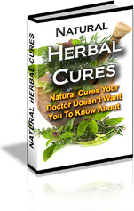 Ebook cover: Natural Herbal Cures