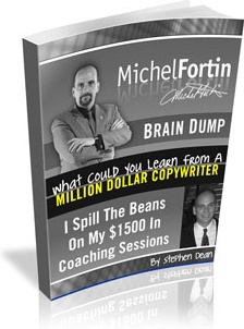 Ebook cover: Michel Fortin Brain Dump