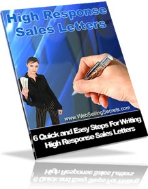 Ebook cover: High Response Sales Letters