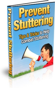 Ebook cover: Prevent Stuttering