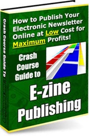 Ebook cover: Crash Course Guide To E-Zine Publishing