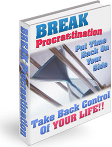 Ebook cover: Break Procrastination