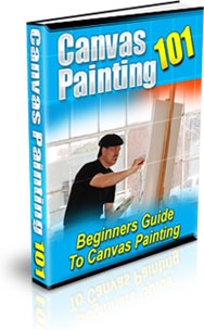 Ebook cover: Canvas Painting 101