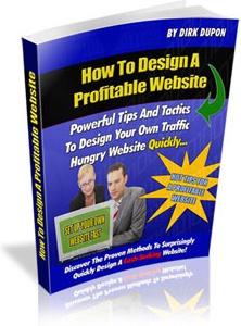 Ebook cover: How To Design A Profitable Website