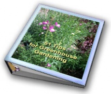 Ebook cover: 51 Tips for Greenhouse Gardening