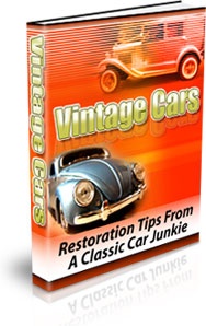 Ebook cover: Vintage Cars