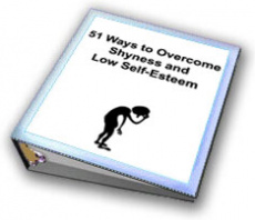 Ebook cover: 51 Ways to Overcome Shyness and Low Self-Esteem