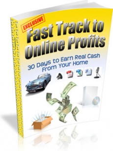 Ebook cover: Fast Track To Online Profits
