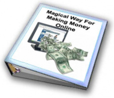 Ebook cover: Magical Way For Making Money Online