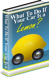 Ebook cover: What To Do If Your Car Is a Lemon?