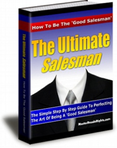 Ebook cover: The Ultimate Salesman