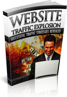 Ebook cover: Website Traffic Explosion