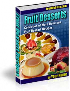 Ebook cover: Fruit Desserts