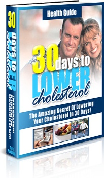 Ebook cover: 30 Days to Lower Cholesterol
