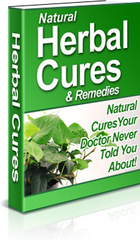 Ebook cover: Natural Herbal Cures and Remedies