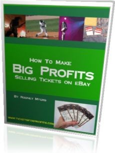 Ebook cover: How to Make Big Profits Selling Tickets on eBay