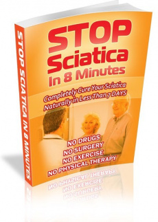 Ebook cover: Stop Sciatica In 8 Minutes