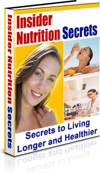 Ebook cover: Insider Nutrition Secrets