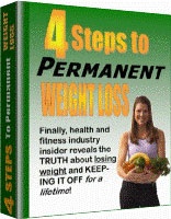 Ebook cover: 4 Steps To Permanent Weight Loss