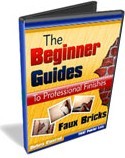 Ebook cover: The Beginners Guide to Professional Finishes : Faux Brick