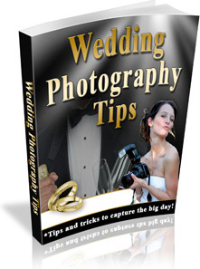 Ebook cover: Wedding Photography Tips