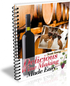 Ebook cover: Delicious Wine Making Made Easy