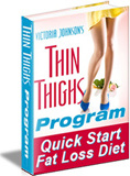 Ebook cover: The Thin Thighs Quick Start Fat Loss Diet