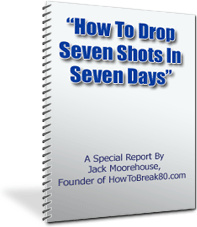 Ebook cover: How To Drop Seven Shots In Seven Days