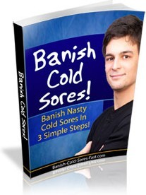 Ebook cover: Banish Cold Sores!