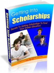 Ebook cover: Getting Into Scholarships