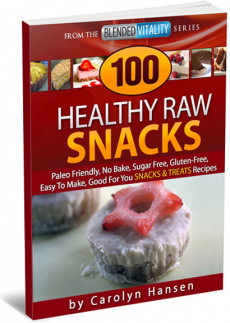 Ebook cover: 100 Healthy Raw Snacks and Treats