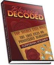 Ebook cover: Blogging Decoded