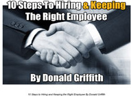Ebook cover: 10 Steps to Hiring and Keeping the Right Employee
